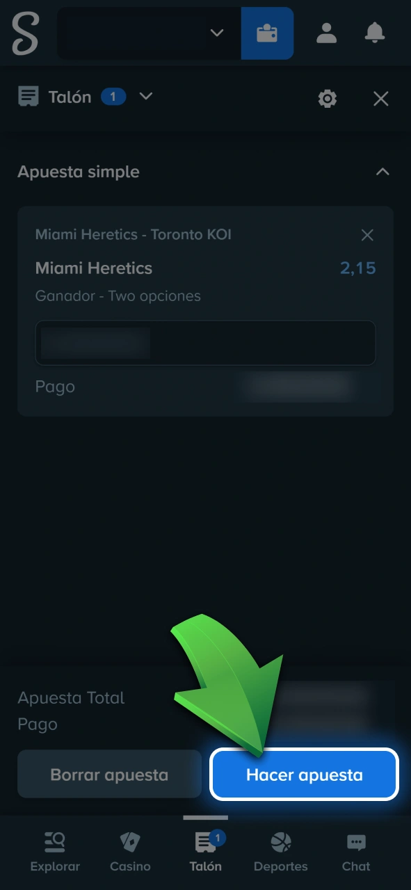 Seleccioná tu equipo favorito y realizá tu apuesta de eSports en Stake.